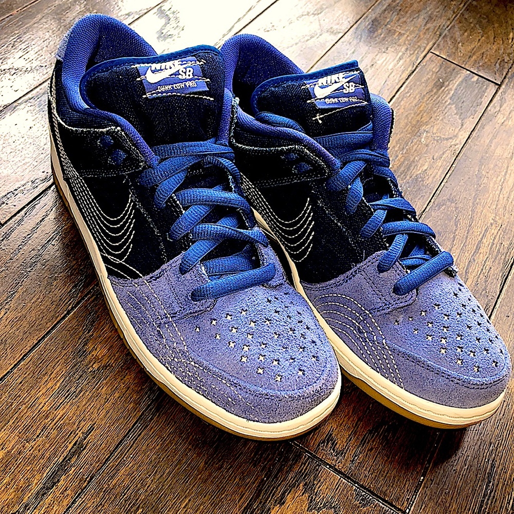 Nike SB Dunk Low Pro PRM - Mystic Navy/Sail - Sashiko Pack - Size 10M